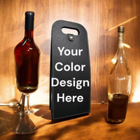Custom PU Wine Bag 06B (9x16x33, 2 wines in one)