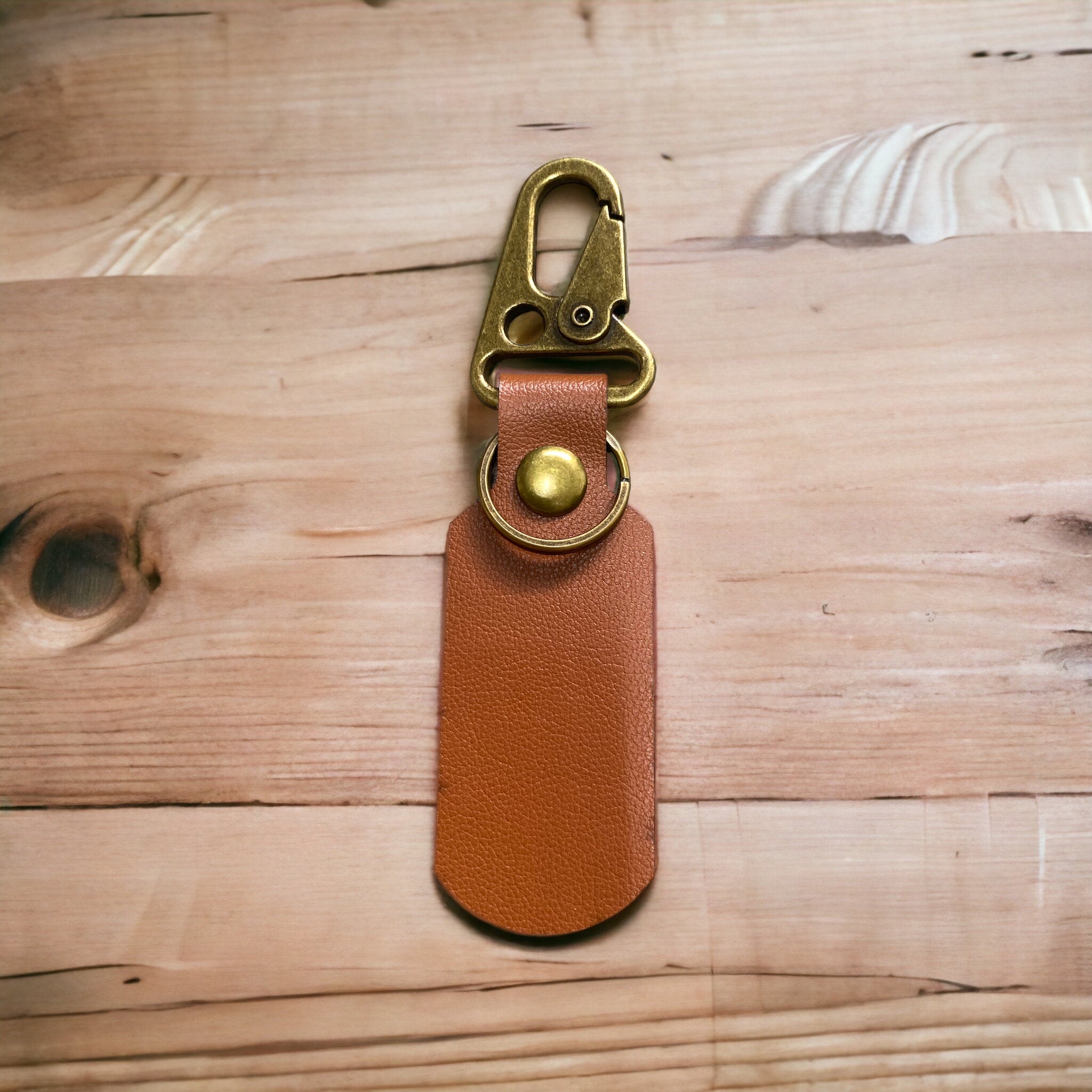 Vegan deals leather keychain