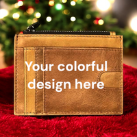 Custom Genuine Leather Card holder 10a