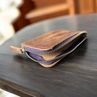 Customised Genuine Leather Coin Pouch 02a